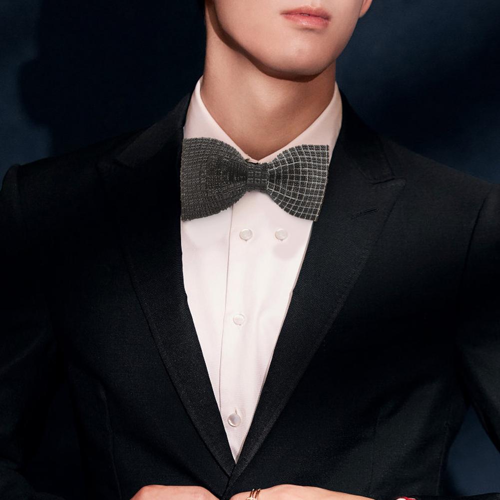 Men'S Formal Wear Bow Ties - Men Bow Tie Patchwork Color Shining