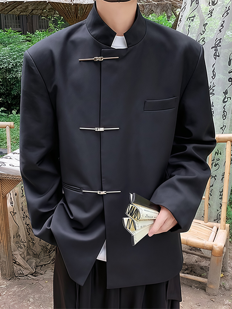 New Chinese Sle Stand Collar S - Men'S Formal Wear For Engagement ulasan dan harga