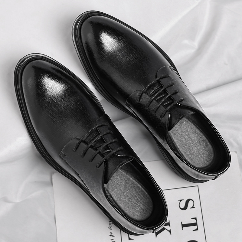 Mens Black Vintage Genuine Lea - Men Formal Party Wear Dress ulasan dan harga