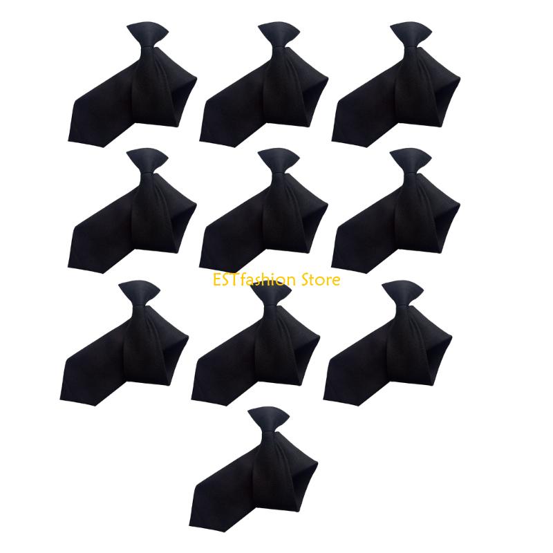 Y5GC 10x PreTied Clip On Tie F - Men'S Formal Wear Bow Ties ulasan dan harga
