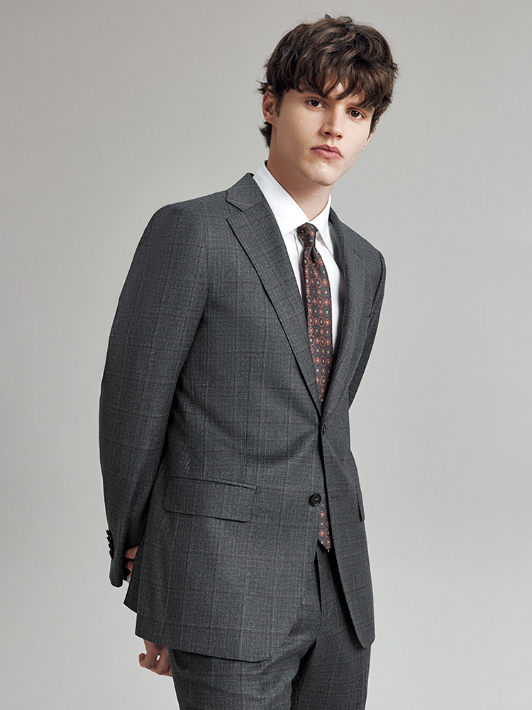100% Wool Suits For Men Slim F - Men Formal Wear Fashion ulasan dan harga