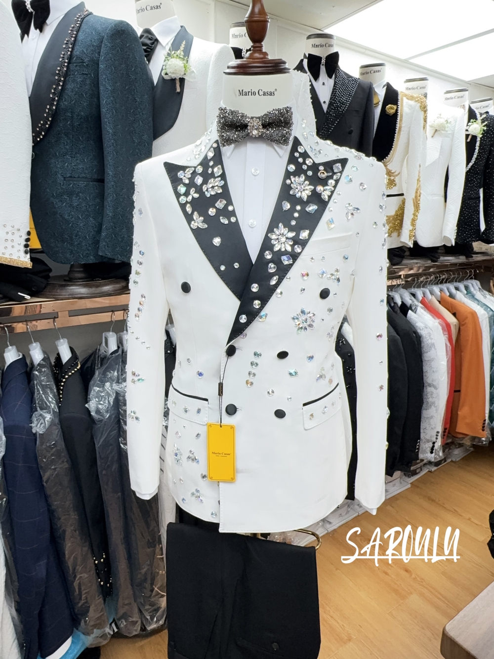 2025 Sparkly In Stock Crystals - Men Formal Wear Fashion ulasan dan harga