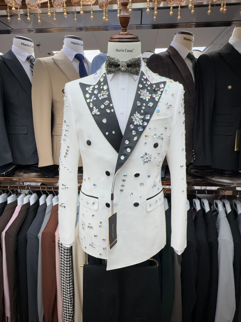 2025 Sparkly In Stock Crystals - Men Formal Wear Fashion ulasan dan harga