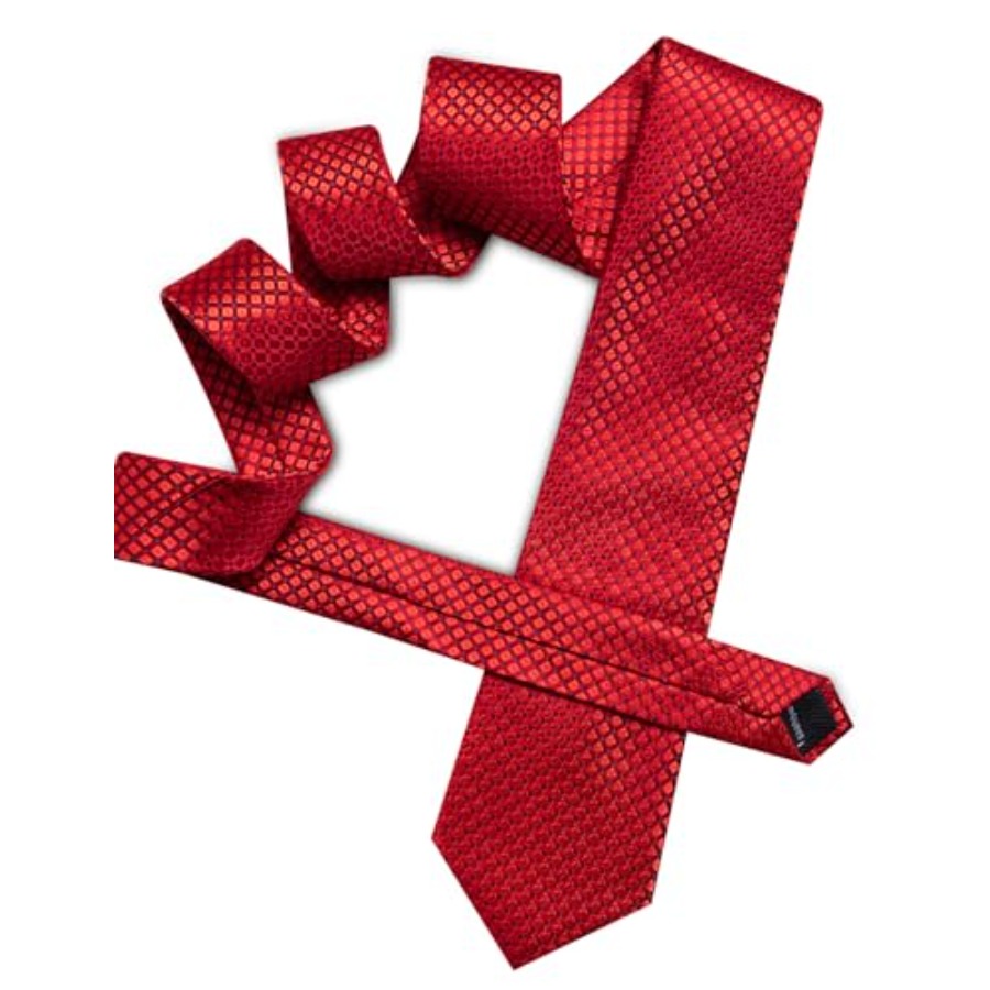 Men Plaid/Striped Ties Set Sil - Pocket Square Set ulasan dan harga
