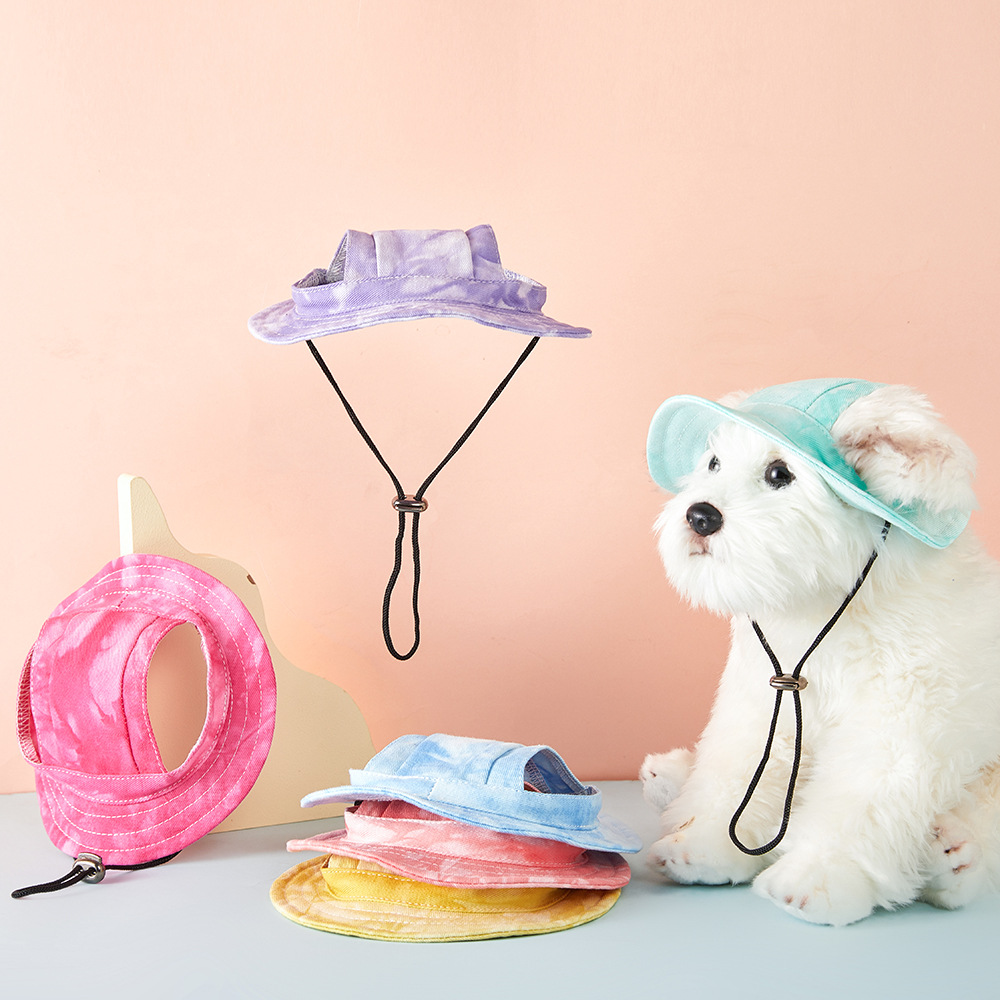 Tie Dye Pet Bucket Hat for Dog - Windsor Knot Tie ulasan dan harga