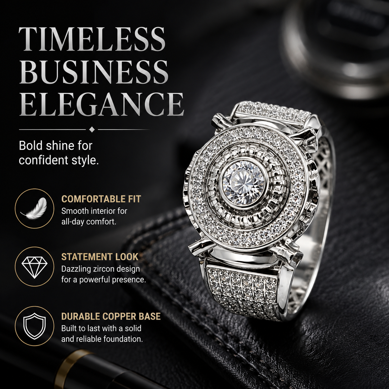 Business Style Alloy Men Engag - Men'S Formal Wear For Engagement ulasan dan harga