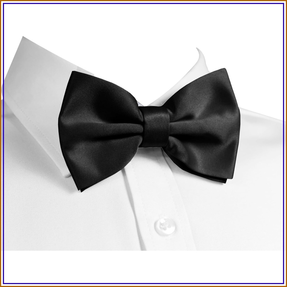 Solid Pretied Bow Ties for Men - Men'S Formal Wear Bow Ties ulasan dan harga