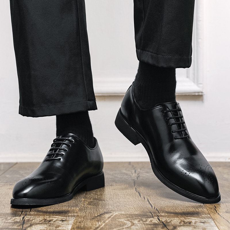 Brand Rubber Quality Anti Slip - Men'S Formal Office Wear Shoes ulasan dan harga