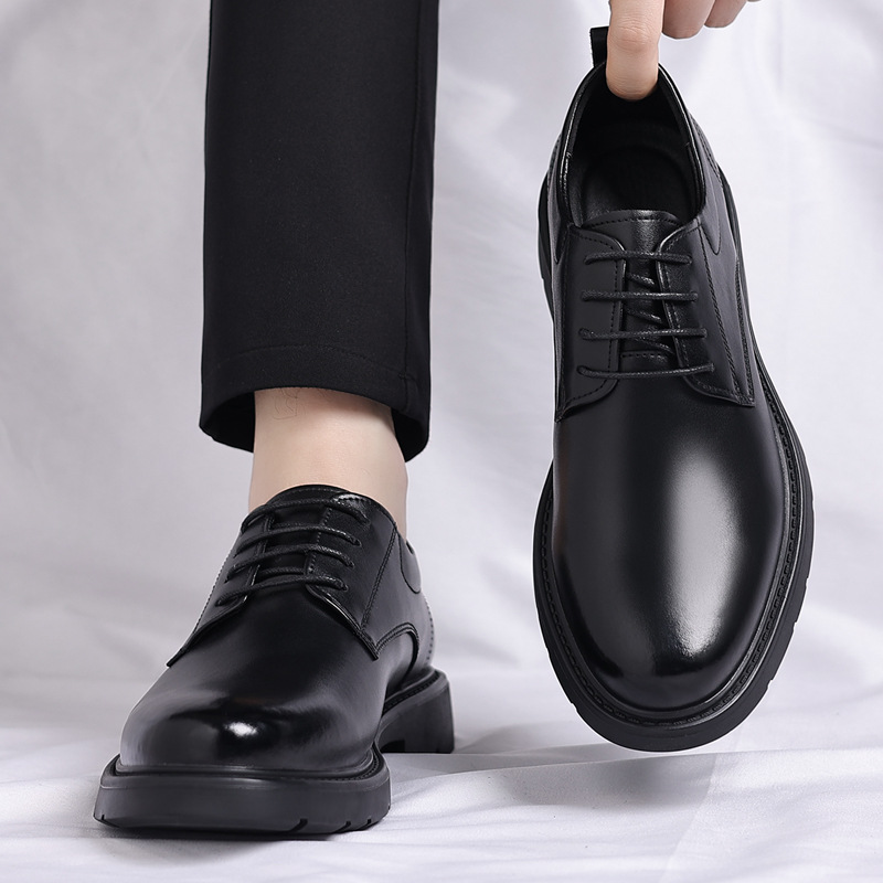 Men's leather shoes business f - Men Formal Party Wear Dress ulasan dan harga