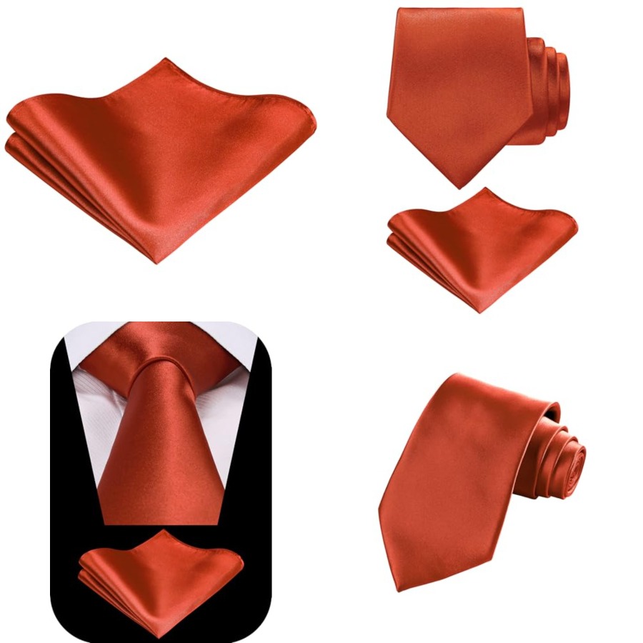 Solid Satin Woven dyed Color F - Pocket Square Set ulasan dan harga