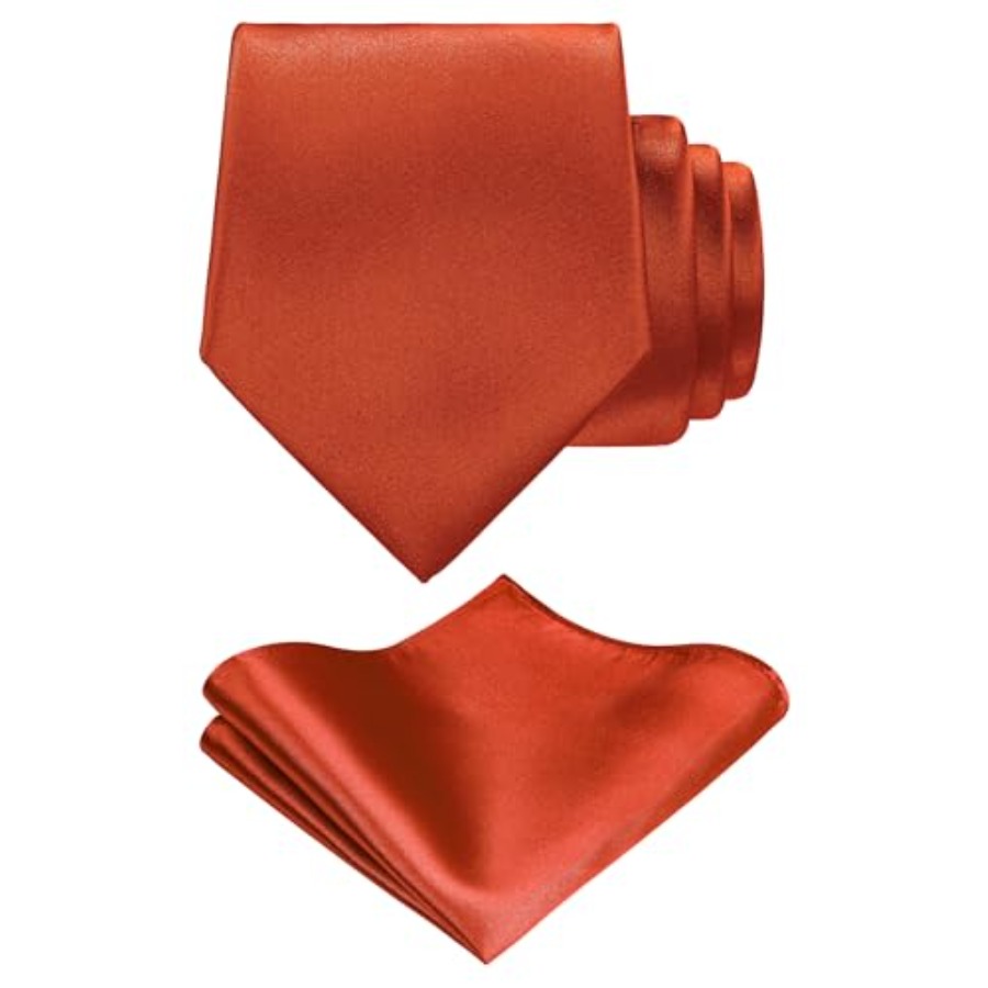 Solid Satin Woven dyed Color F - Pocket Square Set ulasan dan harga