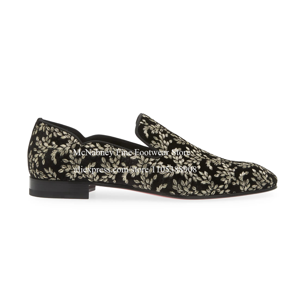 Black Silk Velvet Slip On Loaf - Men Formal Party Wear Dress ulasan dan harga