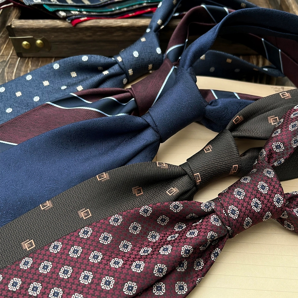 New Trendy Navy Brown Neckties - Men Formal Wear Brown ulasan dan harga