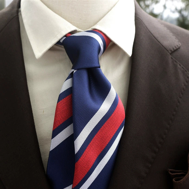 New Trendy Navy Brown Neckties - Men Formal Wear Brown ulasan dan harga