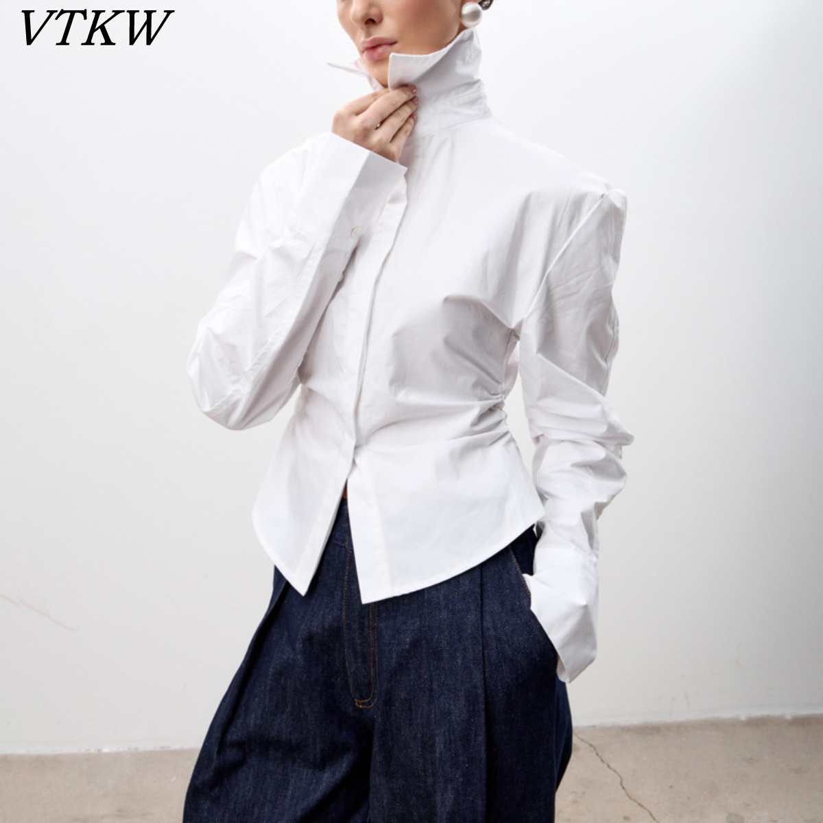 VTKW 2026 New Women Elegant Bl - Men Formal Wear Office ulasan dan harga