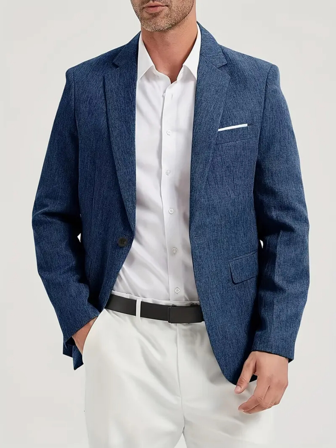 Mens Suit Jacket Single Breast - Men Formal Wear Fashion ulasan dan harga