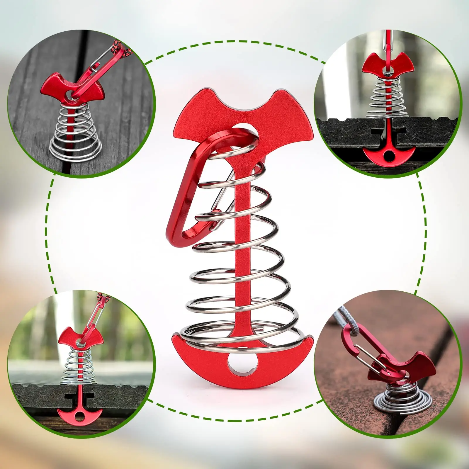 10pcs Deck Anchor Pegs Windpro - Windsor Knot Tie ulasan dan harga