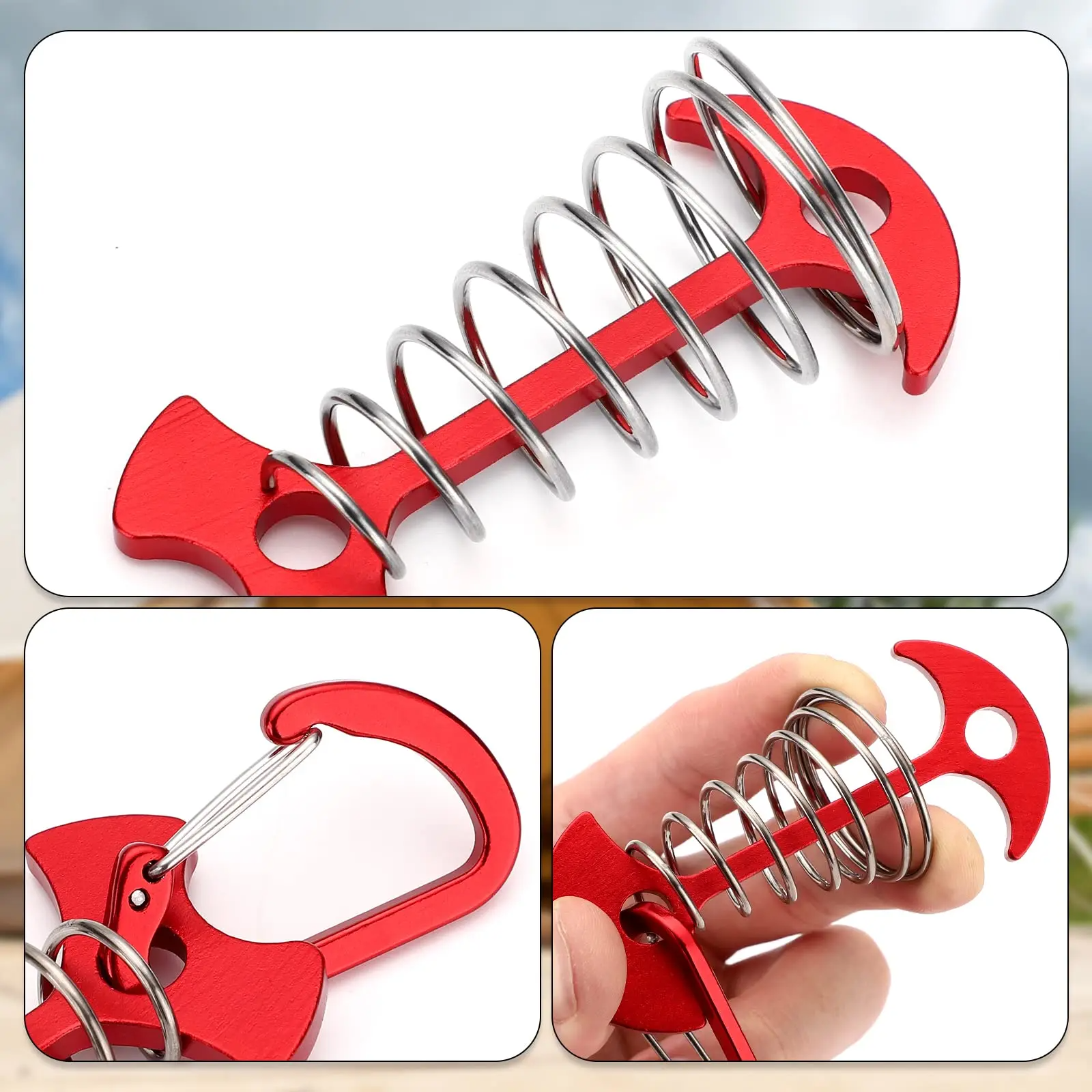 10pcs Deck Anchor Pegs Windpro - Windsor Knot Tie ulasan dan harga