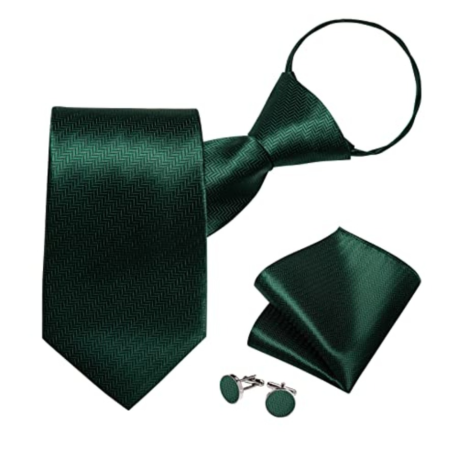 Silk Zipper Ties for Men,Paisl - Pocket Square Set ulasan dan harga