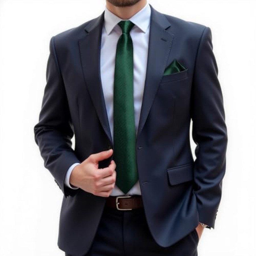 Silk Zipper Ties for Men,Paisl - Pocket Square Set ulasan dan harga