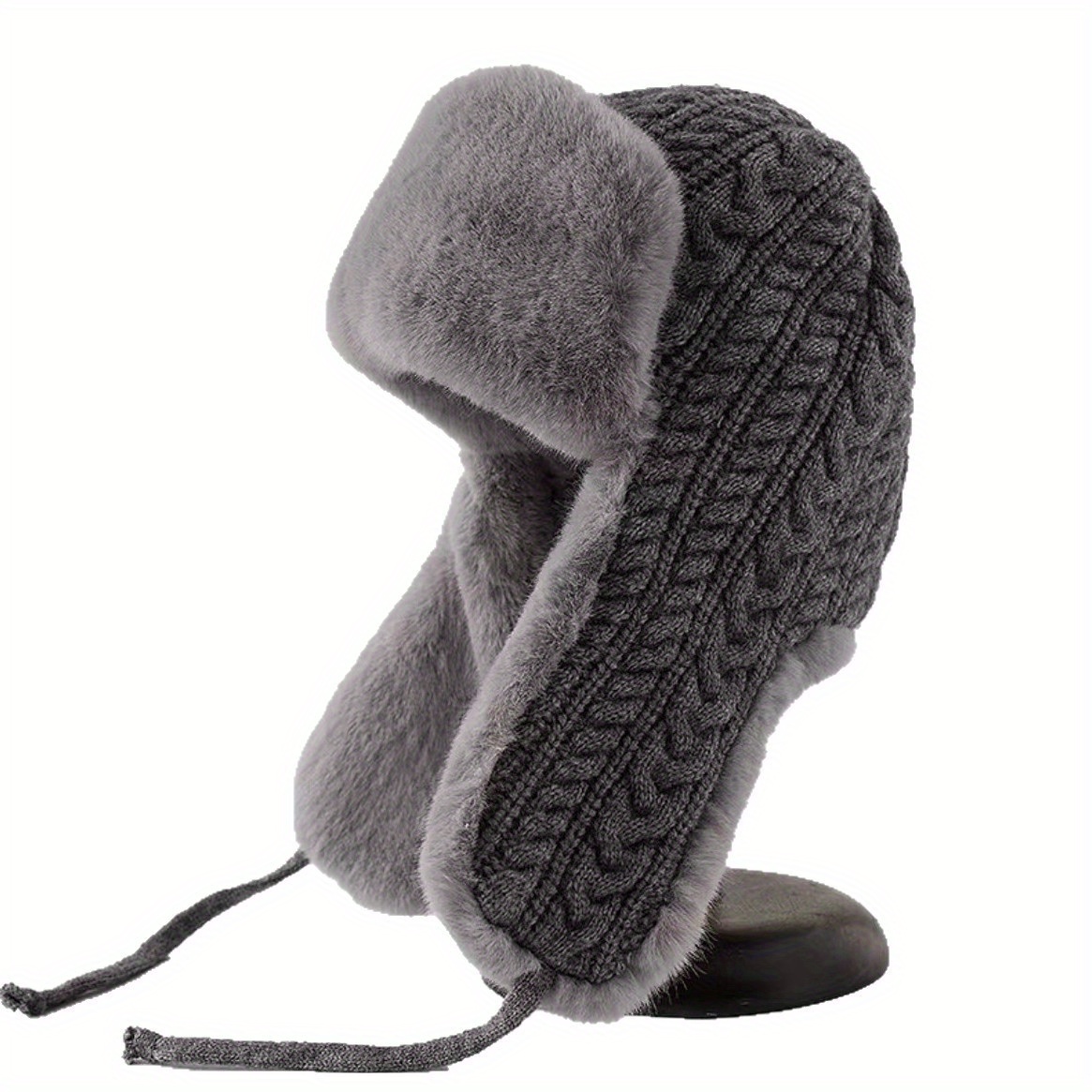 Women's Knit Hat with Extended - Windsor Knot Tie ulasan dan harga