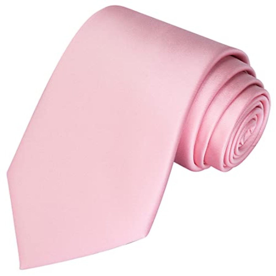 Satin Tie Set Solid Ties Mens  - Pocket Square Set ulasan dan harga