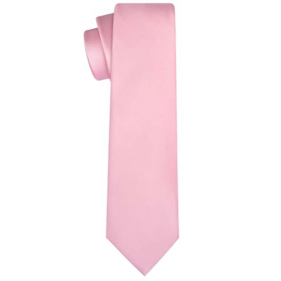 Satin Tie Set Solid Ties Mens  - Pocket Square Set ulasan dan harga