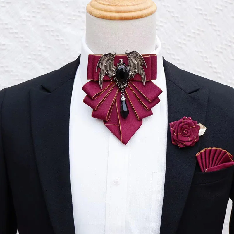 Men's Bow Tie Brooch Set Briti - Men'S Formal Wear Bow Ties ulasan dan harga