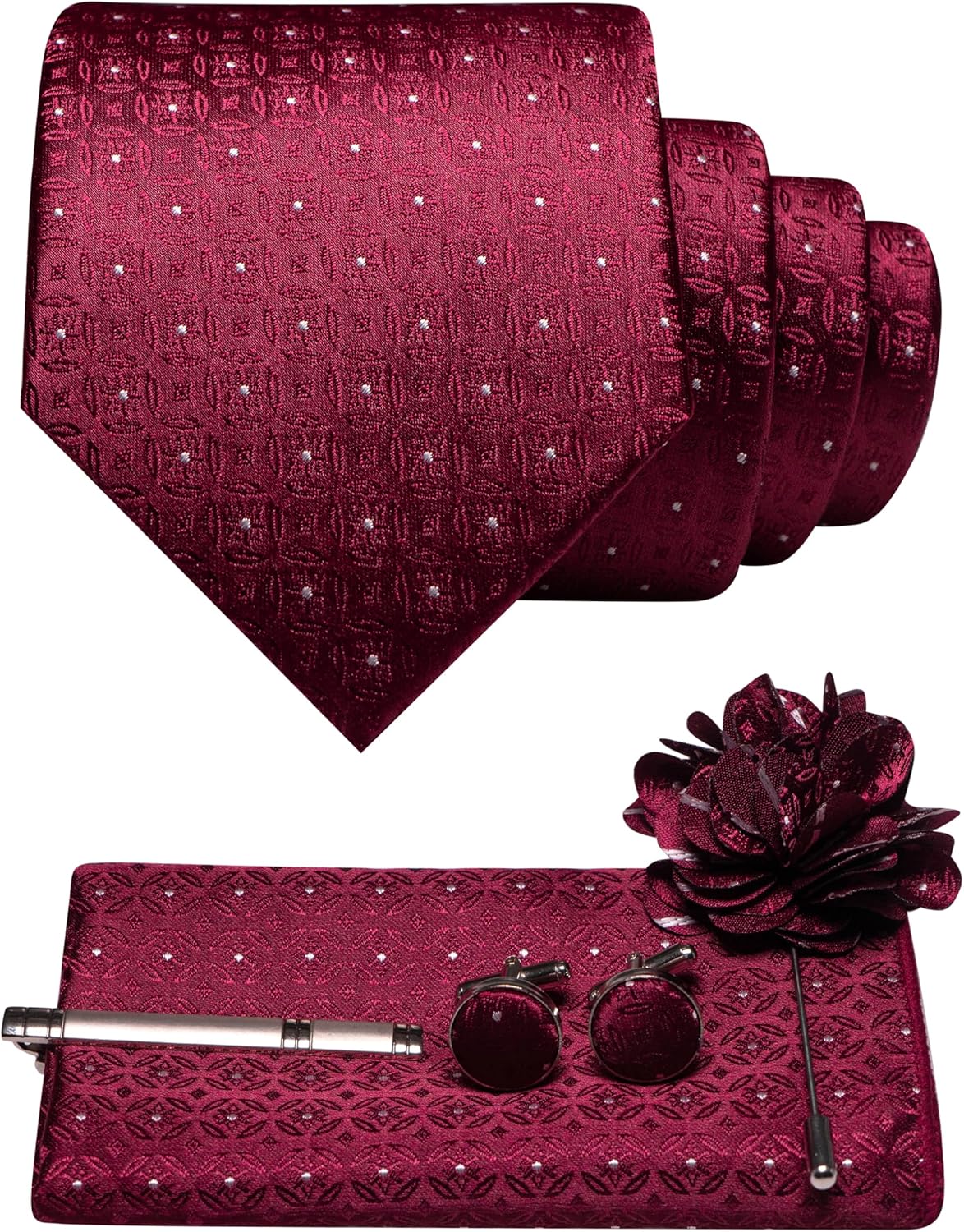 5PCS Men's Tie Set with Pocket - Pocket Square Set ulasan dan harga